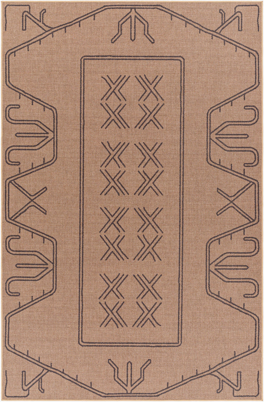 Ez Jute EZT-2305 4' x 6' Machine Woven Washable Recyled Area Rug