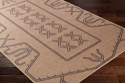 Ez Yute EZT-2305 Alfombra decorativa reciclada lavable tejida a máquina de 2' x 3'