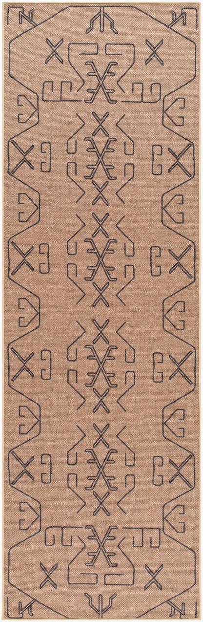 Ez Jute EZT-2306 8ft Runner Machine Woven Washable Recyled Runner Rug
