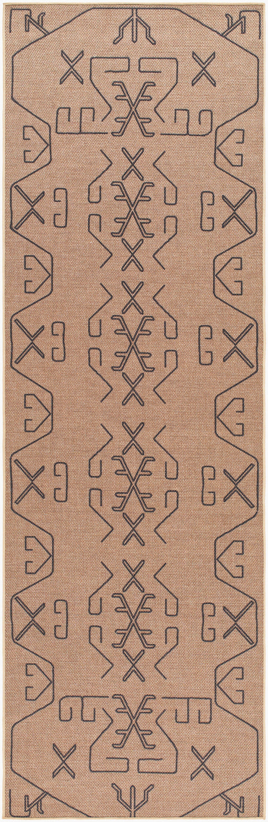 Ez Jute EZT-2306 8ft Runner Machine Woven Washable Recyled Runner Rug