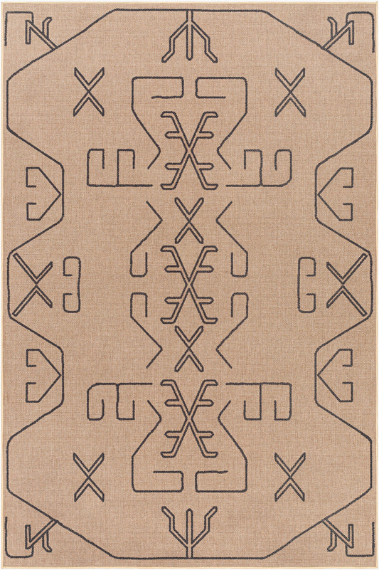 Ez Jute EZT-2306 2' x 3' Machine Woven Washable Recyled Accent Rug