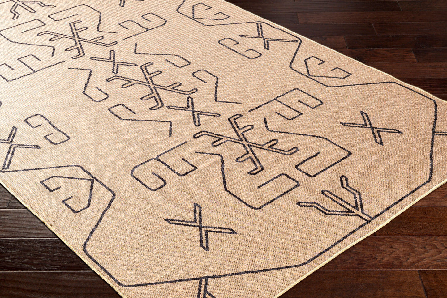 Ez Jute EZT-2306 2' x 3' Machine Woven Washable Recyled Accent Rug