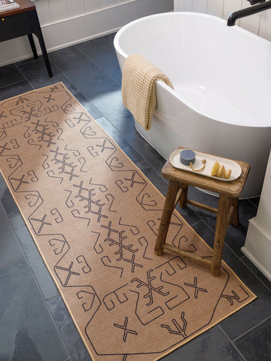 Ez Jute EZT-2306 5' x 8' Machine Woven Washable Recyled Area Rug