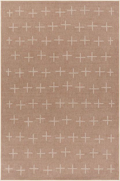 Ez Yute EZT-2309 Alfombra de área reciclada lavable tejida a máquina de 8' x 10'