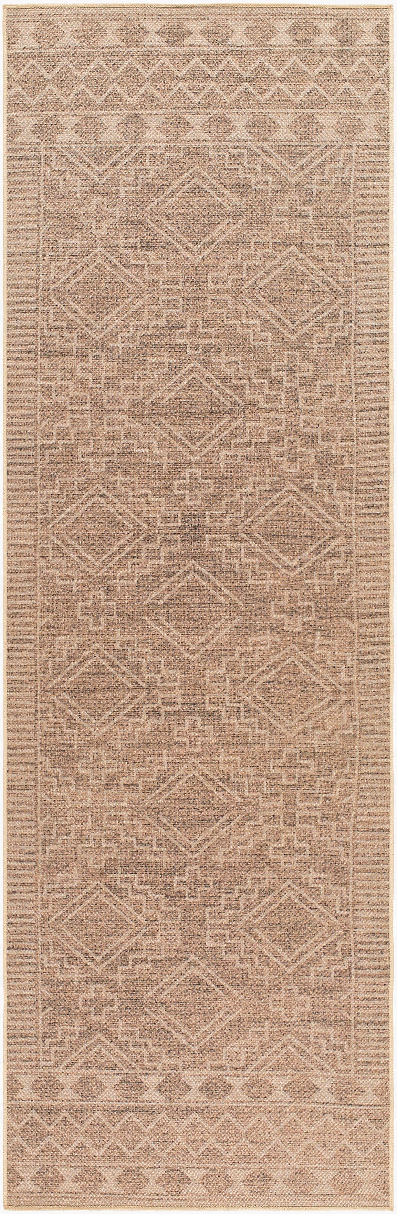 Ez Jute EZT-2311 8ft Runner Machine Woven Washable Recyled Runner Rug