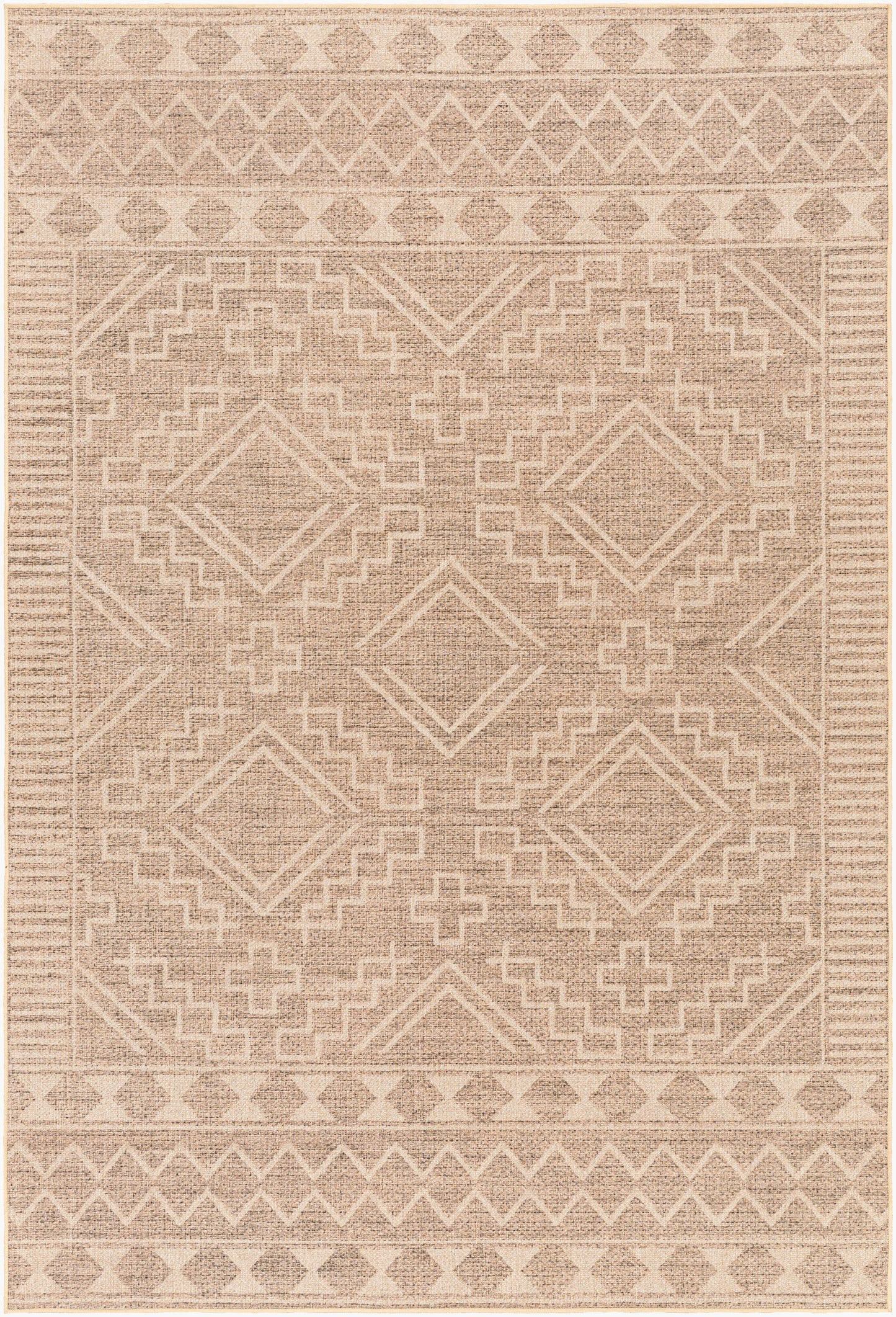 Ez Jute EZT-2311 2' x 3' Machine Woven Washable Recyled Accent Rug