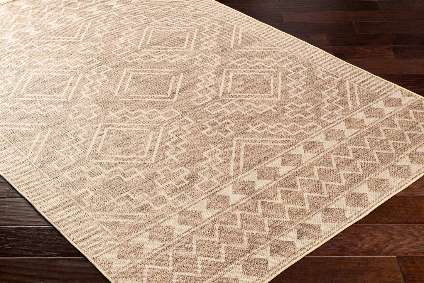 Ez Jute EZT-2311 2' x 3' Machine Woven Washable Recyled Accent Rug