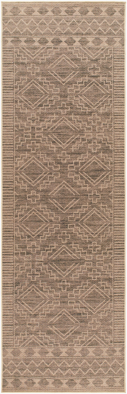 Ez Yute EZT-2312 Alfombra de corredor reciclada lavable tejida a máquina de 8 pies