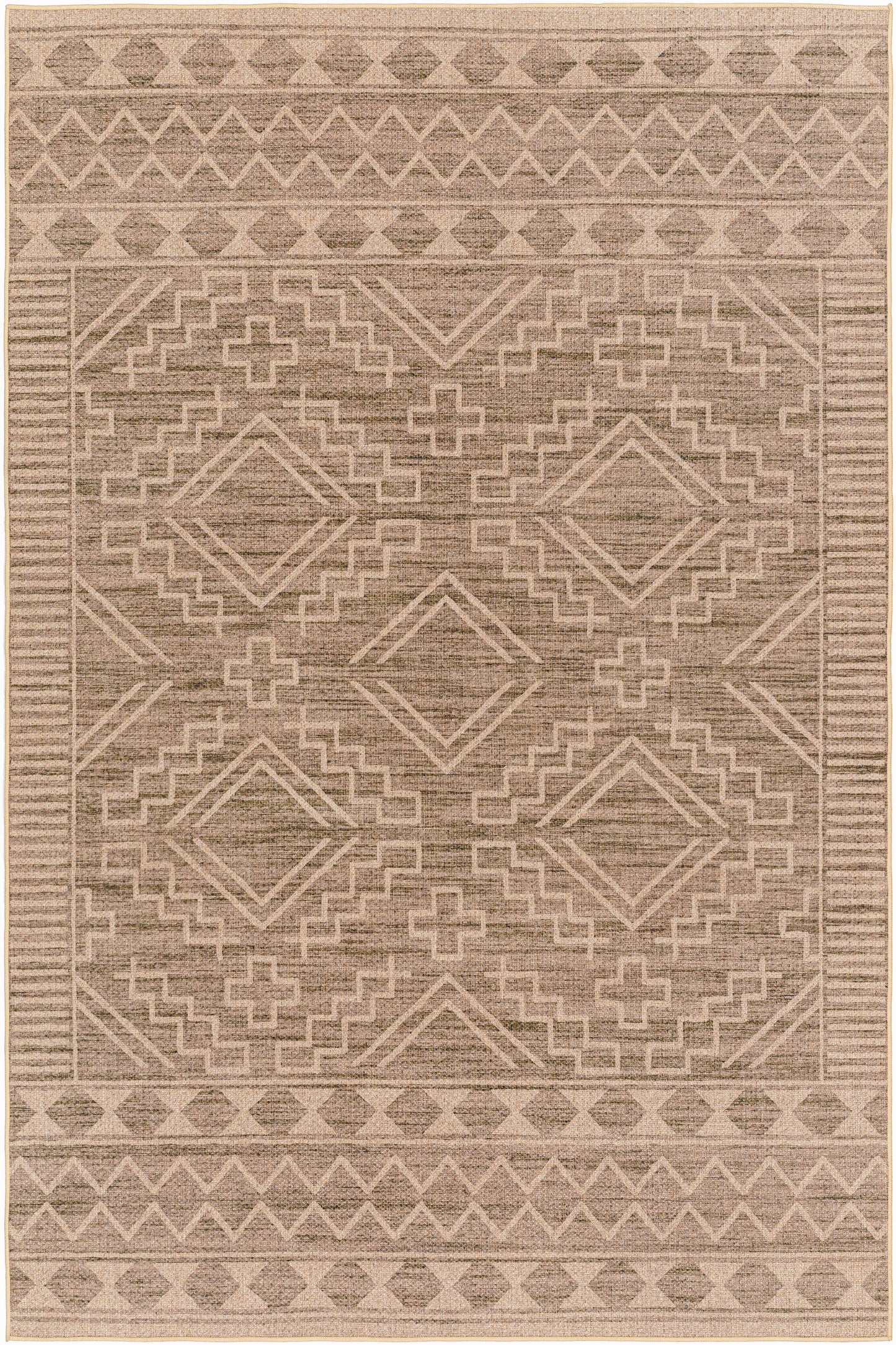 Ez Jute EZT-2312 5' x 8' Machine Woven Washable Recyled Area Rug