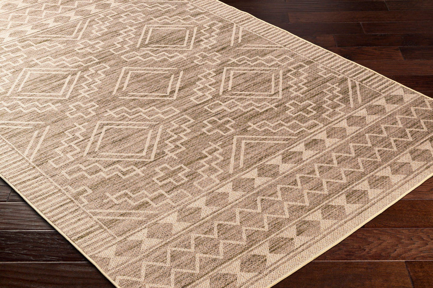 Ez Jute EZT-2312 5' x 8' Machine Woven Washable Recyled Area Rug