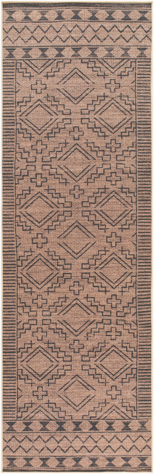 Ez Jute EZT-2313 8ft Runner Machine Woven Washable Recyled Runner Rug
