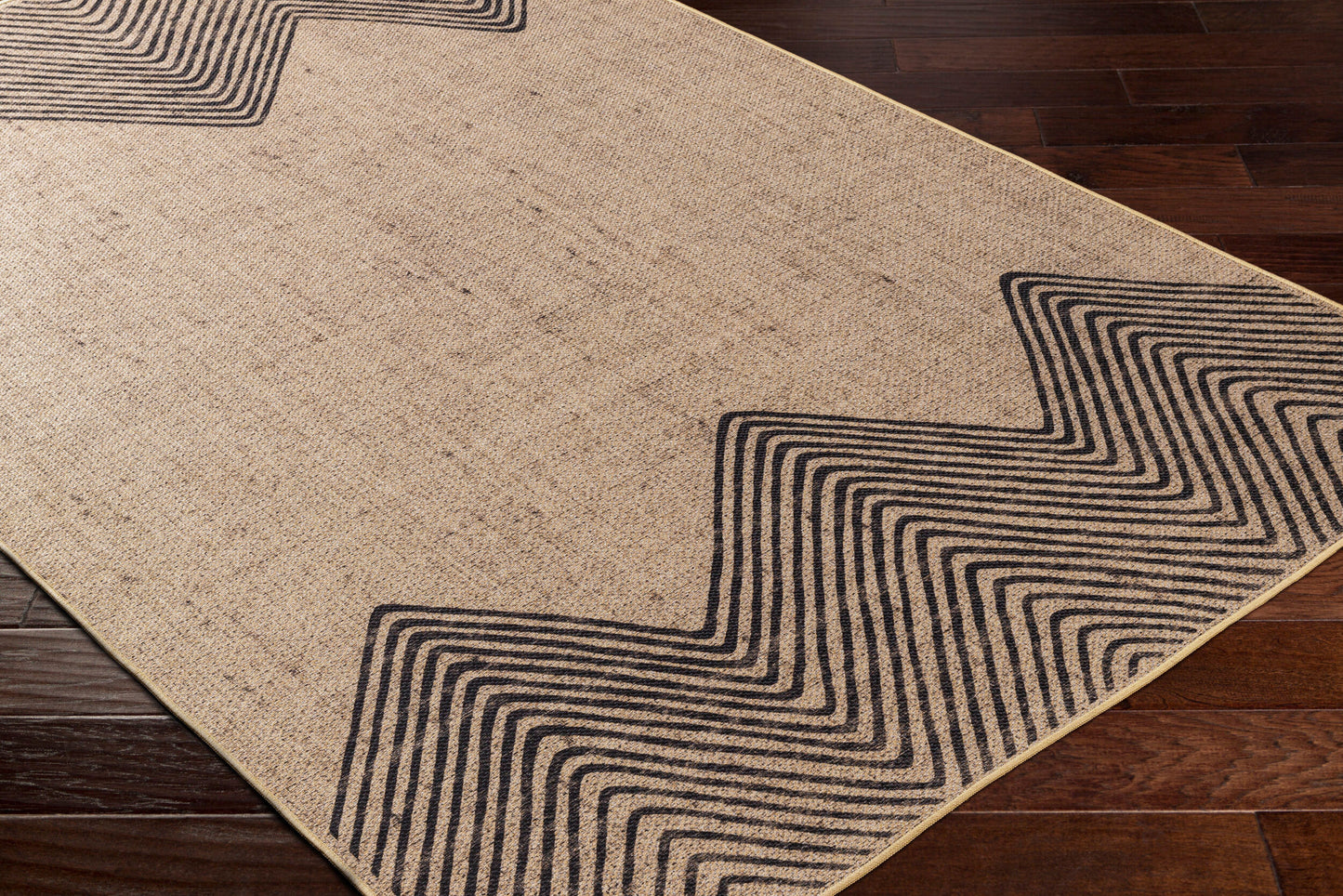 Ez Jute EZT-2314 5' x 8' Machine Woven Washable Recyled Area Rug