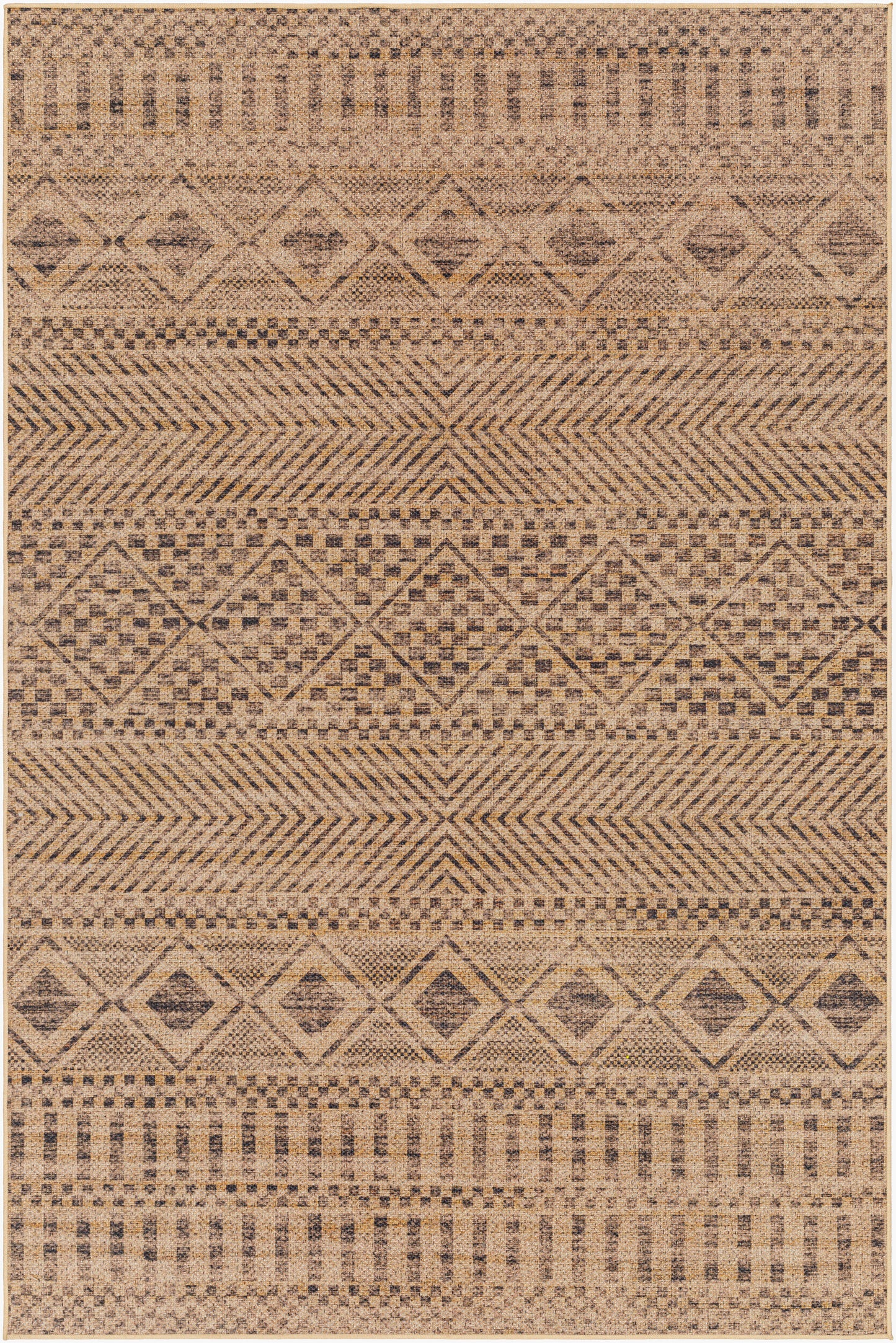 Ez Jute EZT-2315 5' x 8' Machine Woven Washable Recyled Area Rug