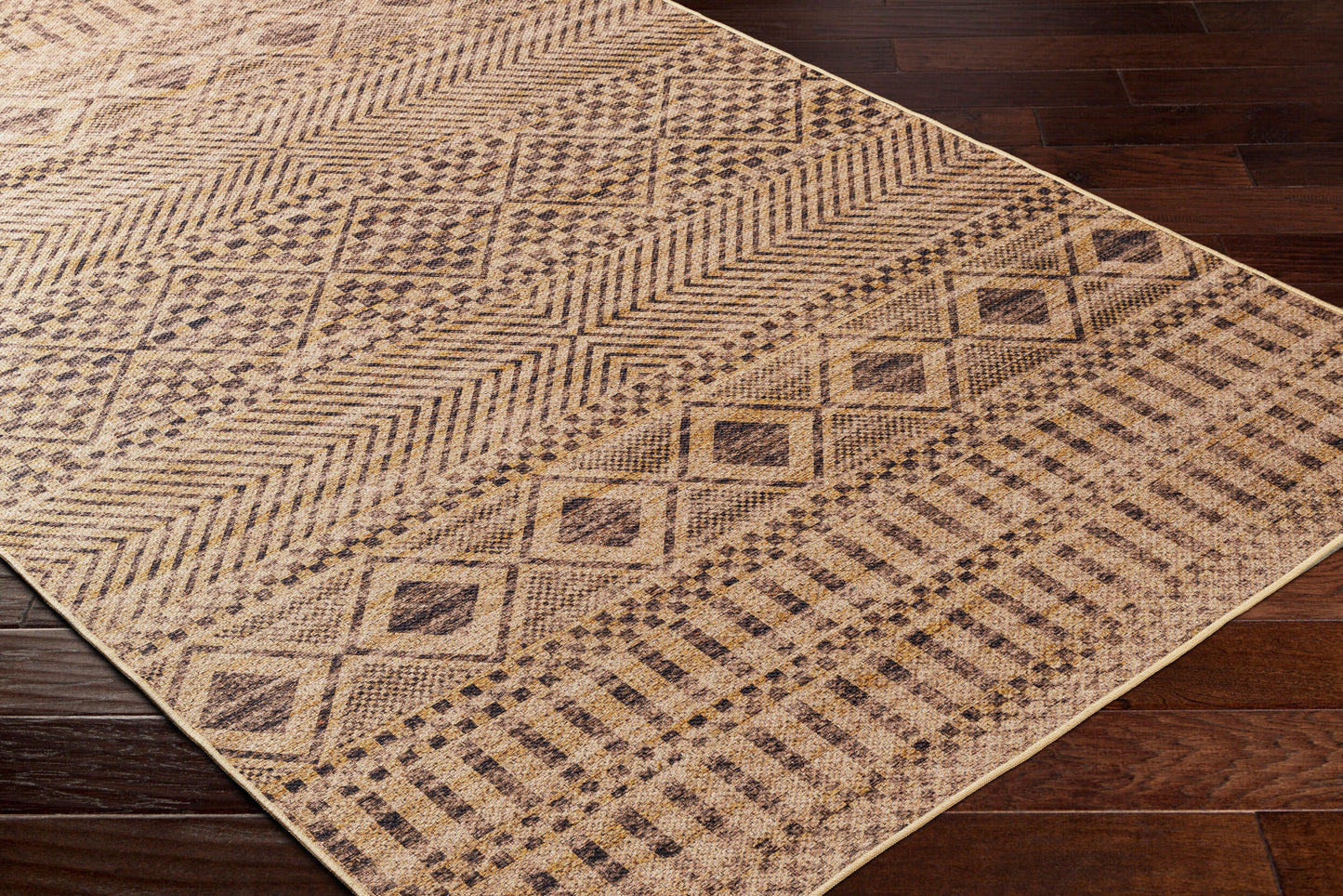 Ez Jute EZT-2315 2' x 3' Machine Woven Washable Recyled Accent Rug