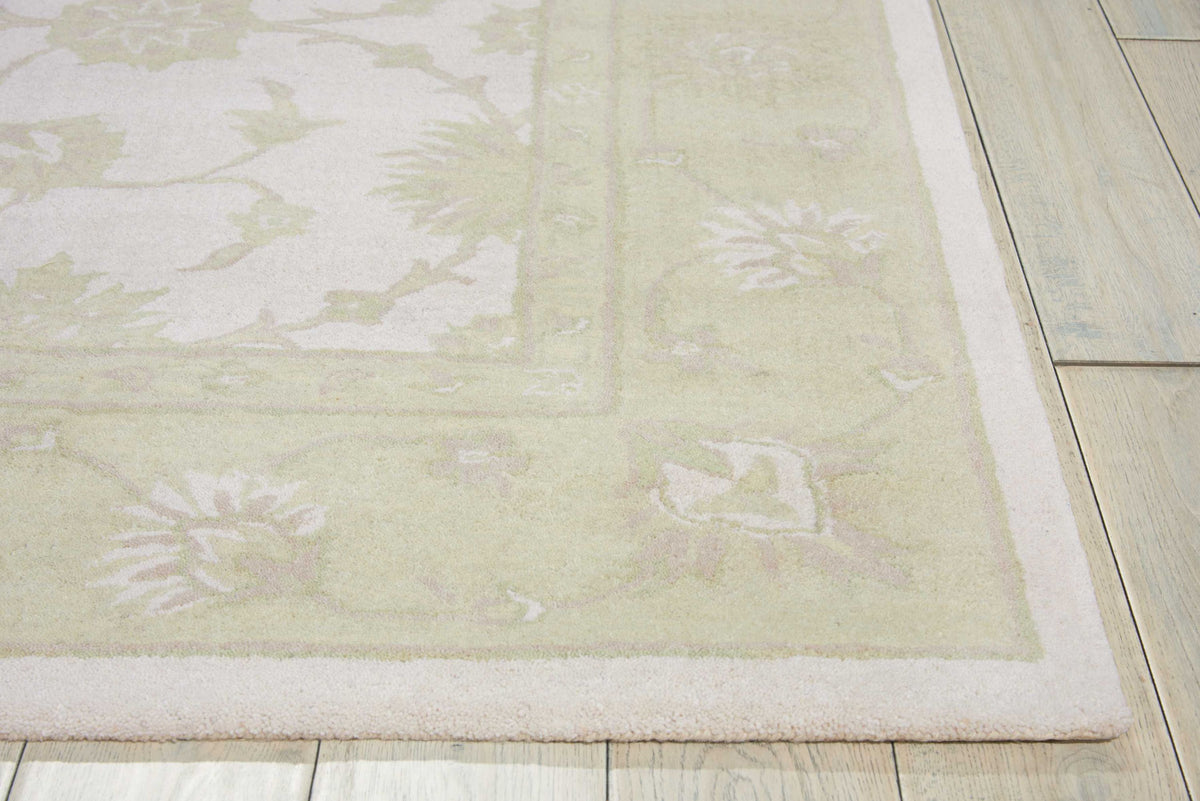 Zephyr ZEP01 Ivory/Green Tufted Rug