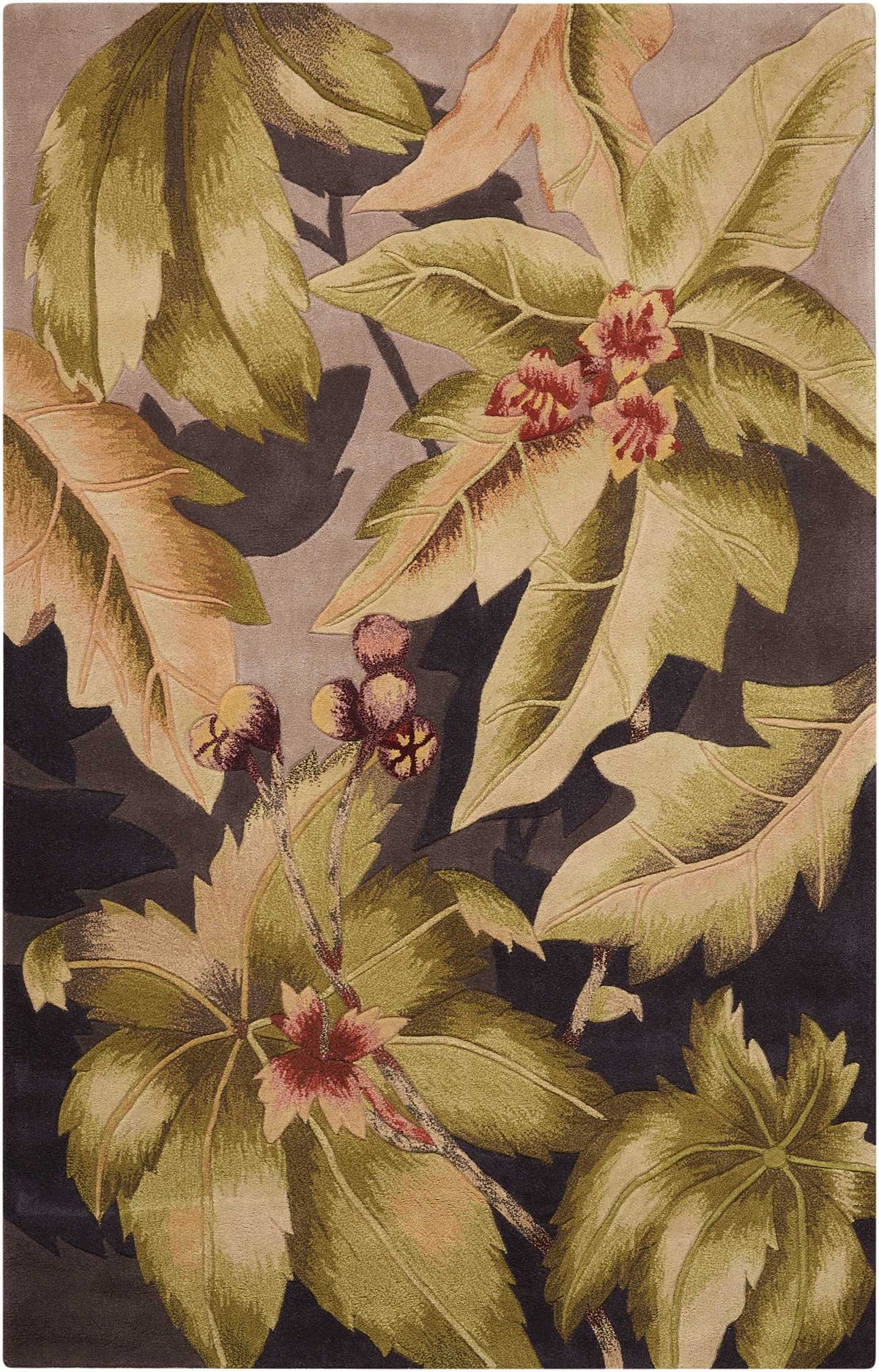 Tropics TS03 Plum Tufted Rug