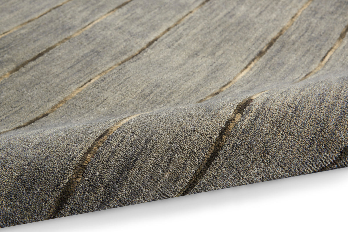Calvin Klein Halo HAL01 Charcoal Loomed Rug