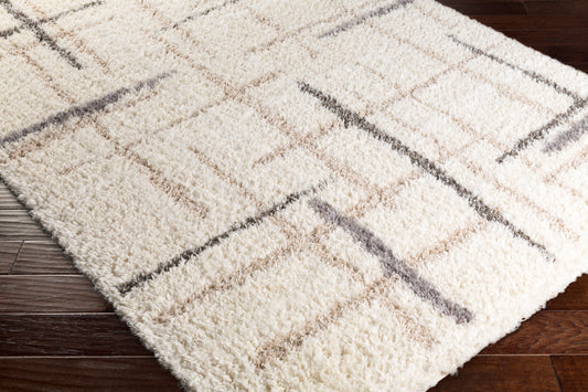 Fanfare FAF-1001 5' x 7' Machine Woven Area Rug