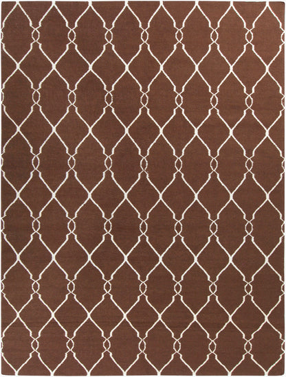 Alfombra de lana hecha a mano Fallon FAL-1000 de 8' x 11'