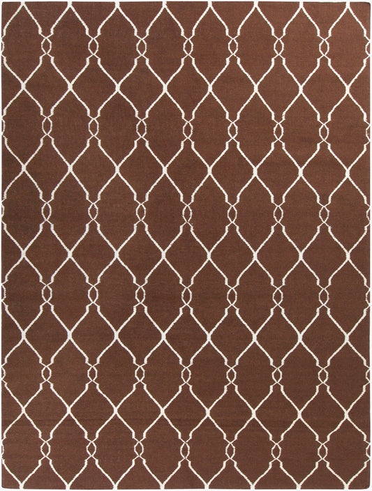 Alfombra de lana hecha a mano Fallon FAL-1000 de 8' x 11'