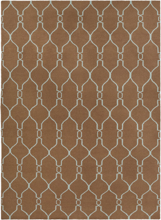 Alfombra de lana hecha a mano Fallon FAL-1008 de 8' x 11'