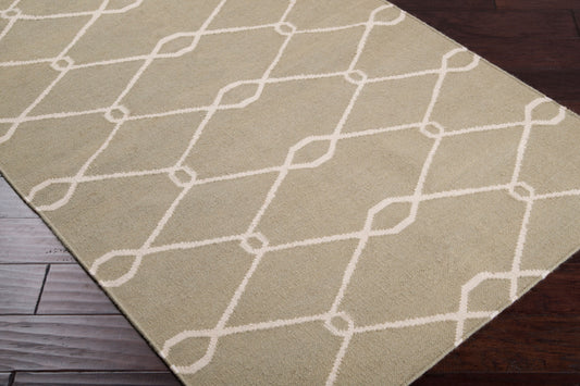 Alfombra decorativa de lana hecha a mano Fallon FAL-1016 de 3' x 5'