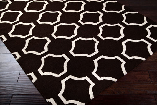 Alfombra decorativa de lana hecha a mano Fallon FAL-1024 de 2' x 3'