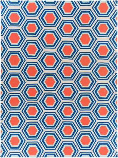 Alfombra de lana hecha a mano Fallon FAL-1035 de 8' x 11'
