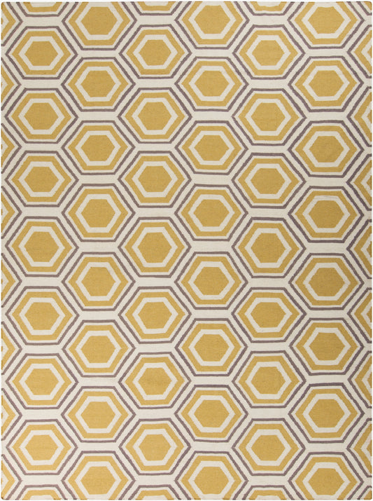 Alfombra de lana hecha a mano Fallon FAL-1036 de 8' x 11'