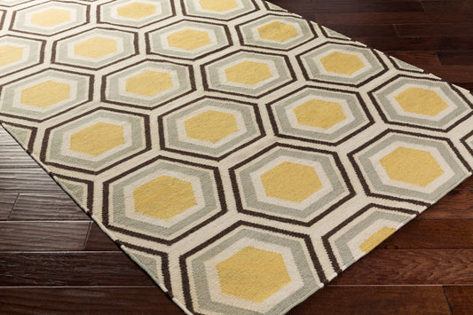Alfombra de lana hecha a mano Fallon FAL-1037 de 8' x 11'