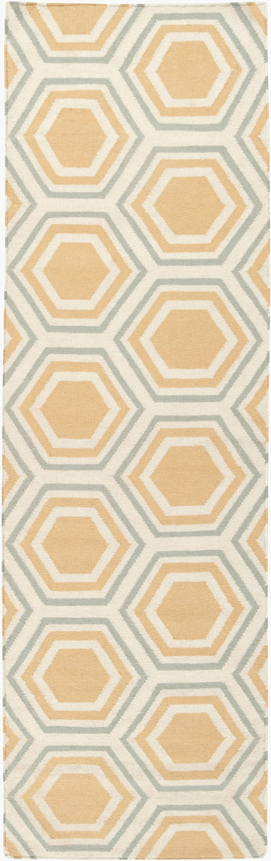 Fallon FAL-1038 8ft Runner Handmade Wool Runner Rug