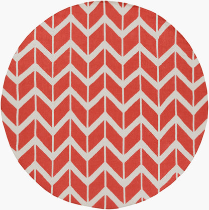 Fallon FAL-1054 8ft Round Handmade Wool Area Rug
