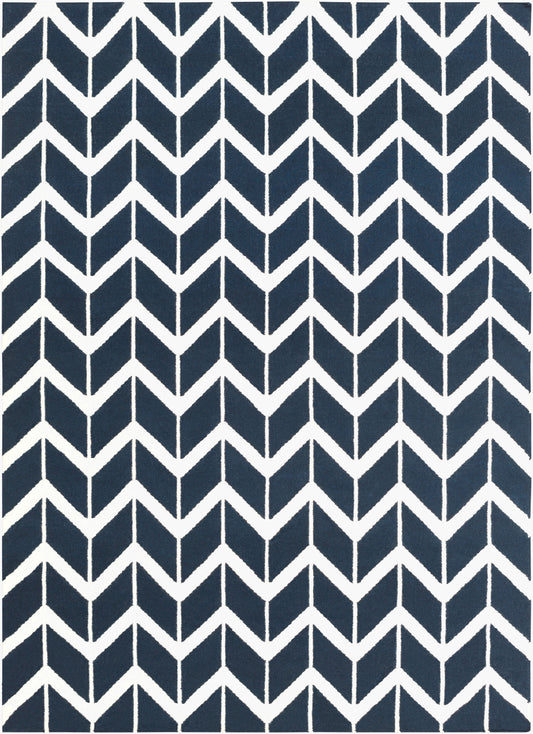 Alfombra de lana hecha a mano Fallon FAL-1055 de 8' x 11'