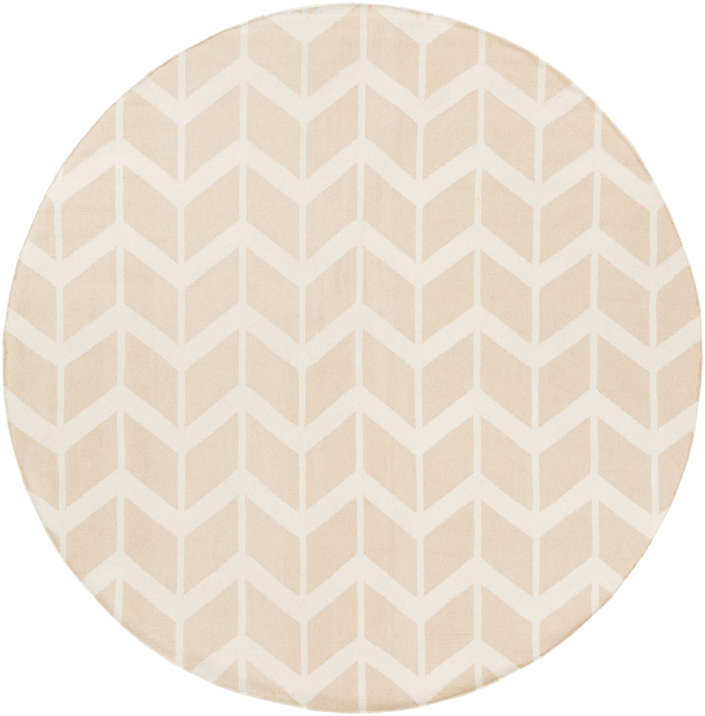 Fallon FAL-1079 8ft Round Handmade Wool Area Rug