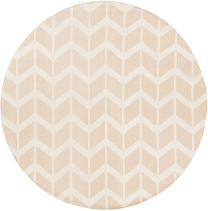 Fallon FAL-1079 8ft Round Handmade Wool Area Rug