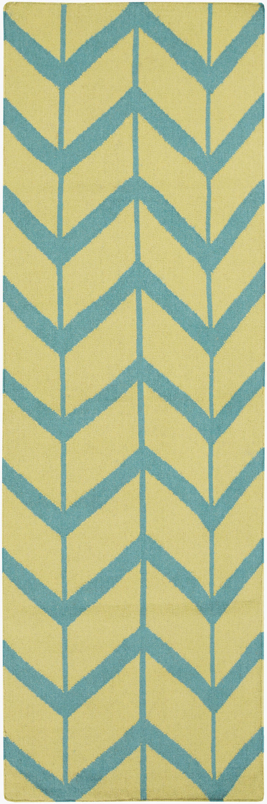 Fallon FAL-1091 8ft Runner Handmade Wool Runner Rug