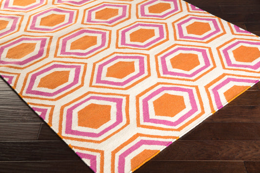 Fallon FAL-1100 3' x 5' Handmade Wool Accent Rug