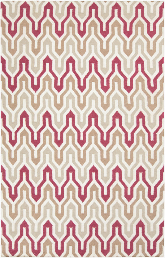 Alfombra decorativa de lana hecha a mano Fallon FAL-1104 de 3' x 5'