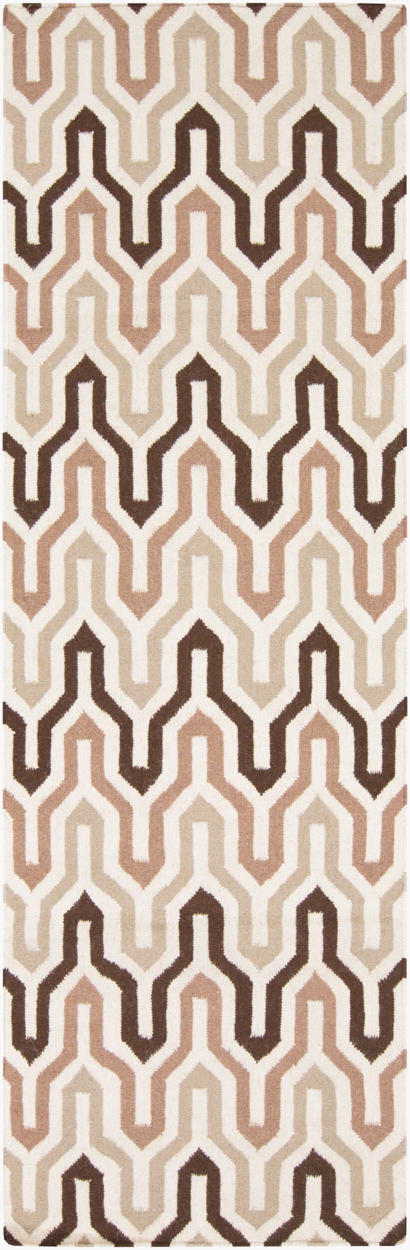 Alfombra de lana hecha a mano Fallon FAL-1106 de 8 pies