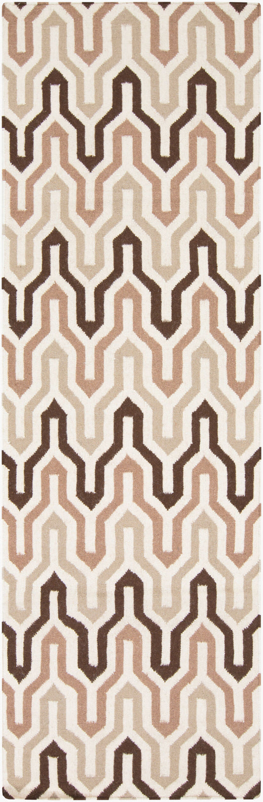 Alfombra de lana hecha a mano Fallon FAL-1106 de 8 pies