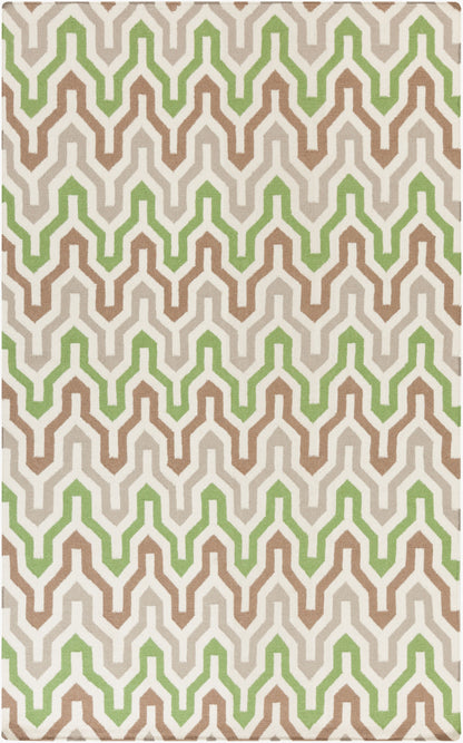 Fallon FAL-1107 3' x 5' Handmade Wool Accent Rug
