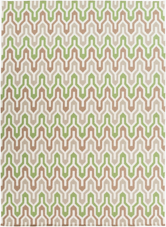 Alfombra de lana hecha a mano Fallon FAL-1107 de 8' x 11'