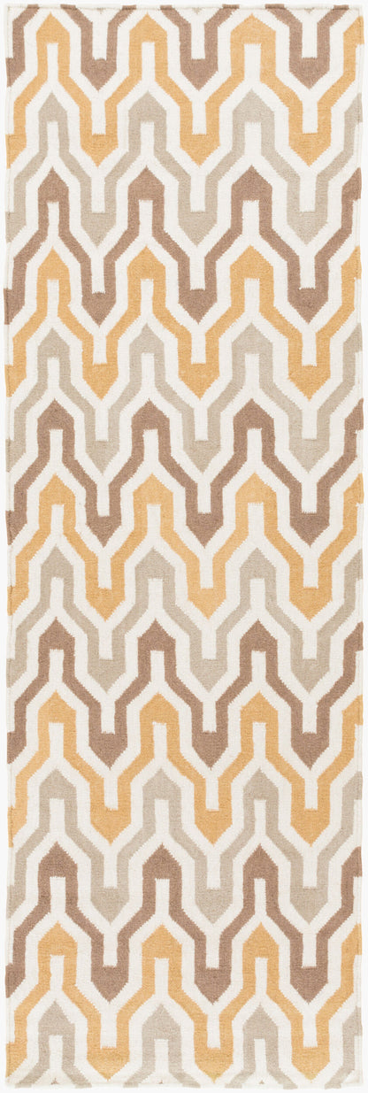 Fallon FAL-1108 8ft Runner Handmade Wool Runner Rug