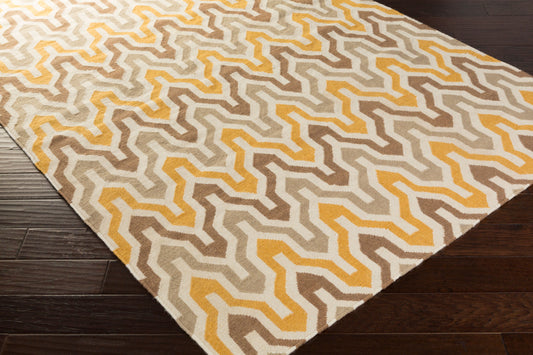 Fallon FAL-1108 3' x 5' Handmade Wool Accent Rug