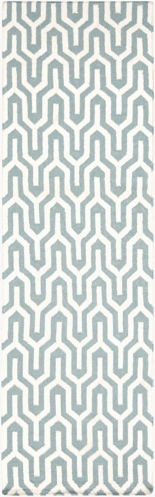 Fallon FAL-1109 8ft Runner Handmade Wool Runner Rug