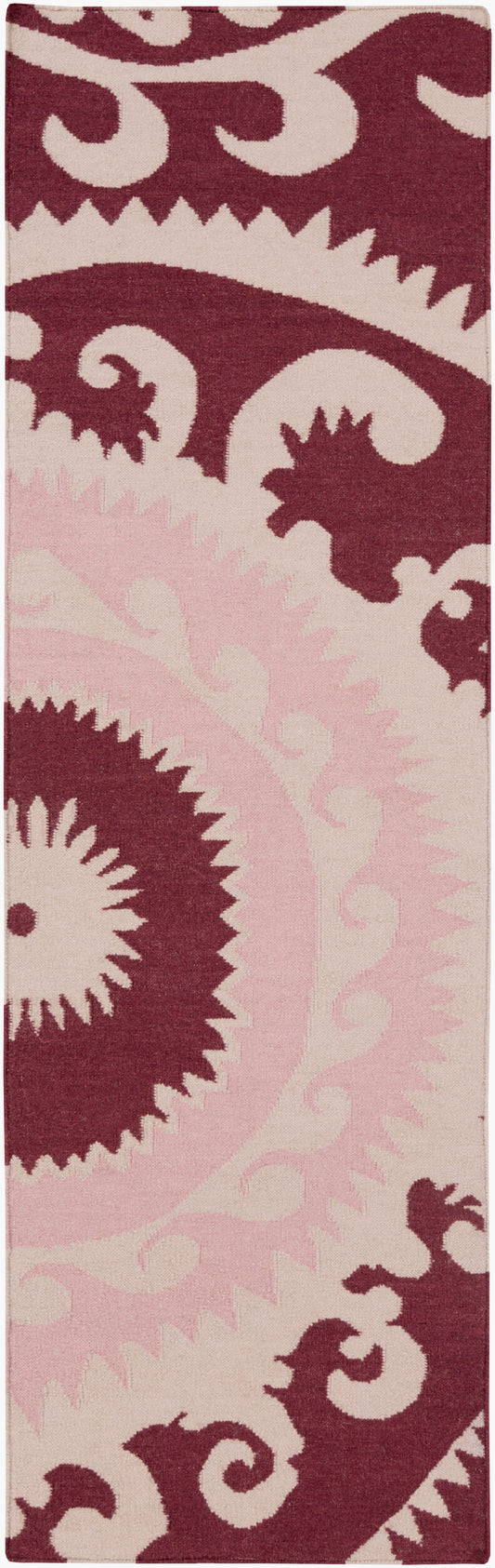 Fallon FAL-1115 8ft Runner Handmade Wool Runner Rug