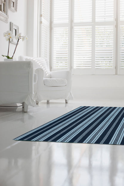 Farmhouse Stripes FAR-7000 2' x 3' Handmade Wool Accent Rug