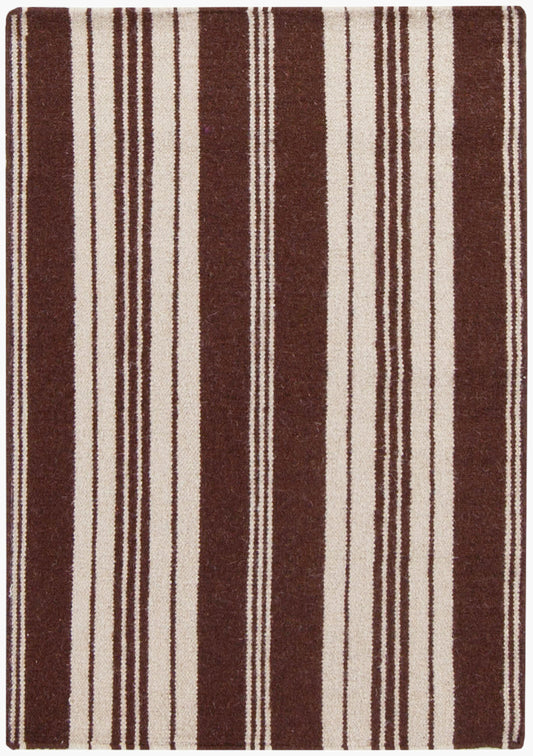 Farmhouse Stripes FAR-7004 2' x 3' Handmade Wool Accent Rug