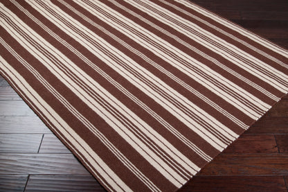 Farmhouse Stripes FAR-7004 8' x 11' Handmade Wool Area Rug