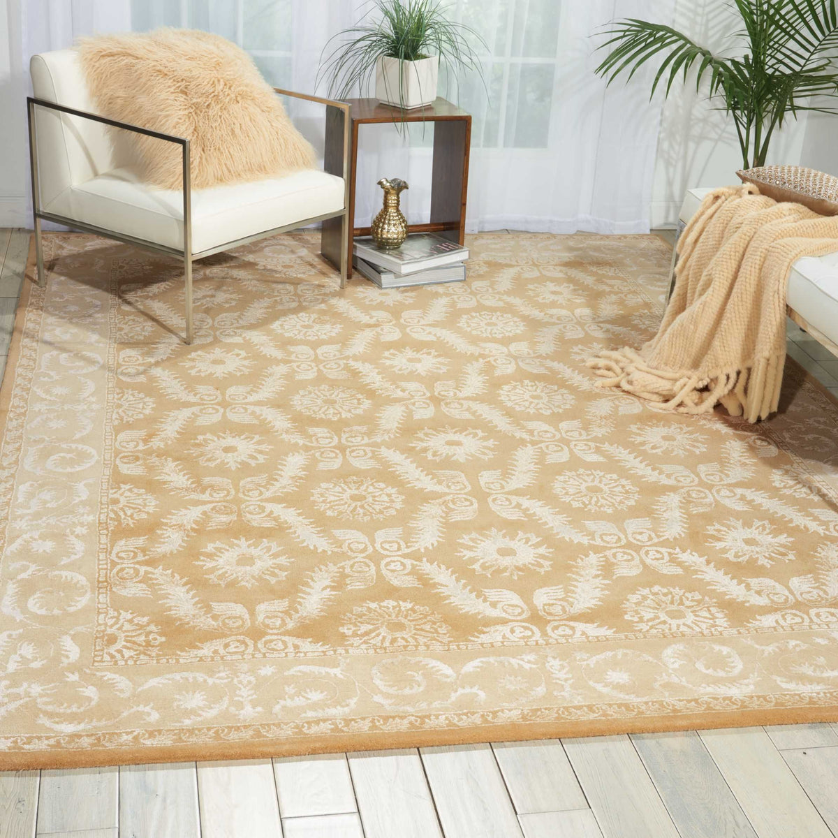 Symphony SYM08 Gold Tufted Rug